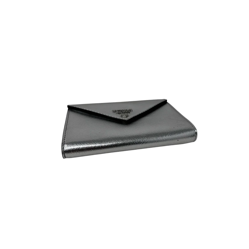 Victoria's Secret Jewel Metallic Envelope Pouch Wallet: Silver - Picture 4 of 8